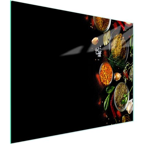 PLANCHE À DÉCOUPER EN VERRE 52x30 ÉPICES (1/5)
