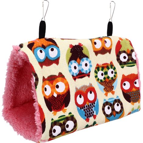 Hamac triangulaire pour perroquet - Nid chaud et confortable pour oiseaux