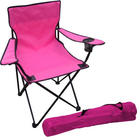 Anglersessel mit Getränkehalter Pink-DPO2471 (1/3)