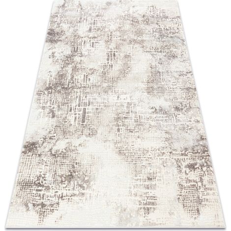 Teppich CORE W9786 Abstrakt - Strukturell, zwei Ebenen aus Vlies beige beige 120x170 cm