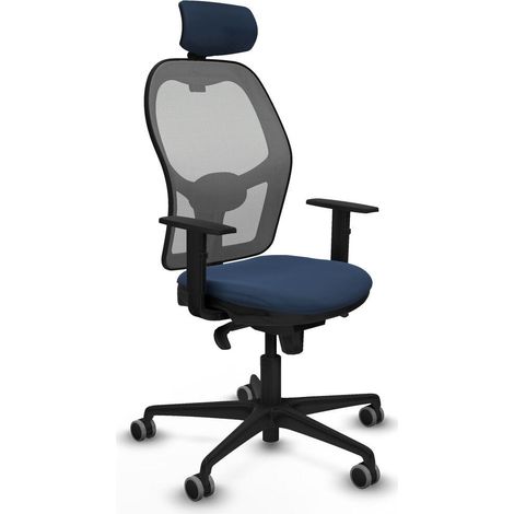 Piqueras y Crespo Ergonomische Bürostuhl Blau