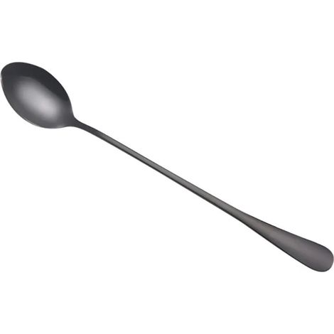 Cuillère - Acier Inoxydable 410 - Long Manche - Pour Café Thé Dessert - 1 Pièce (1/5)