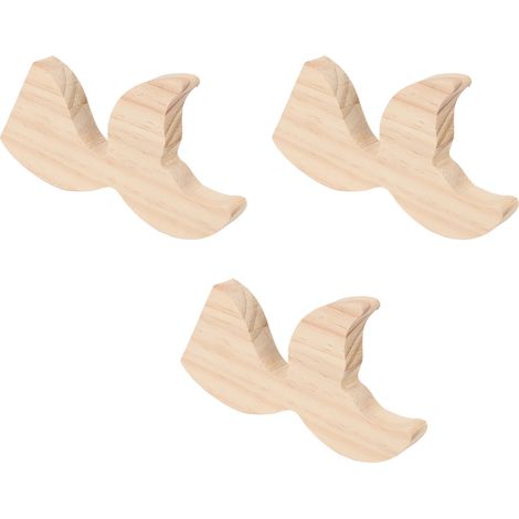 Lot de 3 décorations en bois pour la queue de baleine, à monter soi-même, pour enfants. (1/5)
