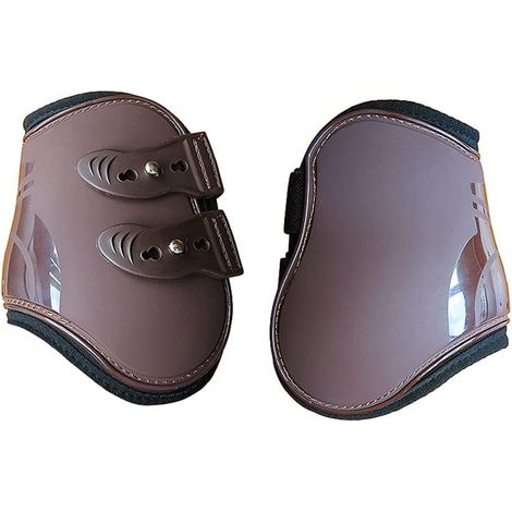 2 Pack Neoprene Horse Hind Shoe Boots with Pad for Horse Leg Protection