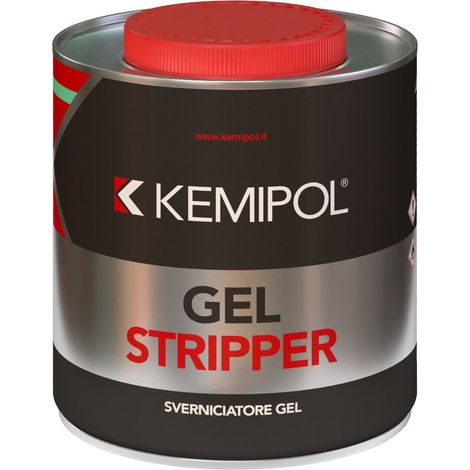 Kemipol sverniciante sverniciatore rapido ecologico da 0,75 lt gel stripper rimuove vernice smalto (1/2)