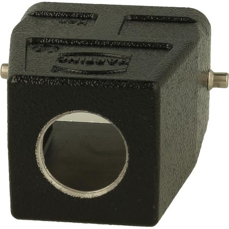 HARTING Han 6B M Tüllengehäuse hoch, 1xM25 gerader Kabelabgang, für 1 Bügel (am Unterteil) - 1 Stück (1/3)
