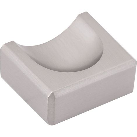 Möbelknopf (Möbelknauf) Fold Breite 40 mm Tiefe 32 mm ZN Edelstahl-Effekt (1/5)
