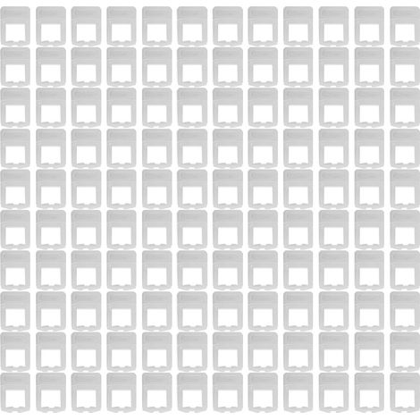 Kit de 200 clips de nivellement pour carrelage sol, système de calage 2,5 mm, outil de pose de carreaux domestique (1/5)