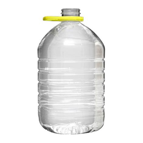 Dama PET Neutro 5L con Tappo – Confezione 18 Pz