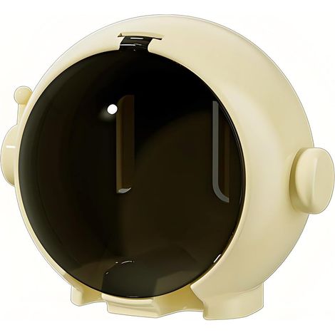 Étagère murale jaune pour salle de bain, sans perçage, porte-brosses à dents électriques pour enfants, porte-brosses à d (1/5)