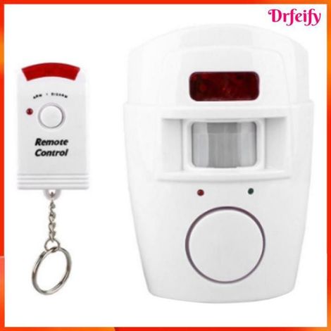 Détecteur Infrarouge - Alarme PIR - Portée 5 m - Angle 105° - Pour Intérieur Et Extérieur - 1 Pièce (1/5)
