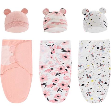 Diese 3er-Packung Baby-Puckdecken mit Kapuze besteht aus reiner Baumwolle und ist für Neugeborene im Alter von 0-1 Jahren geeignet – sowohl für Jungen als auch für Mädchen, insbesondere für Mädchen.