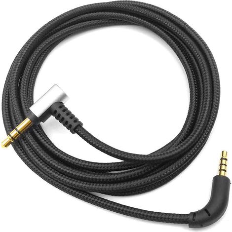Headphone Replacement Cable Right Angle Gold Plated Plug Headset Upgrade Wire for Bowers and Wilkins P7 (1/5)