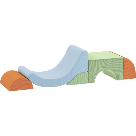 Ensemble de blocs de construction souples, 5 pièces, pour maison et usage quotidien, pour grimper, léger, corde, ramper, mousse, construire