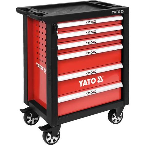Yato YT-55299 Werkstattwagen Rot und Schwarz Robuste