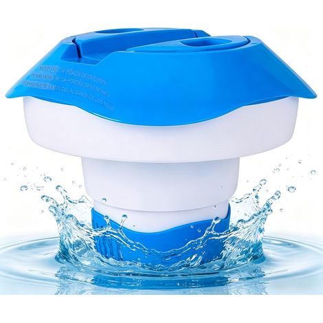 Distributeur de Chlore Flottant, Diffuseur Chlore Piscine, Diffuseur Flottant, Diffuseur Chlore Piscine, Distributeur de Chlore, pour Piscine/Spa/Aquariums (1/5)