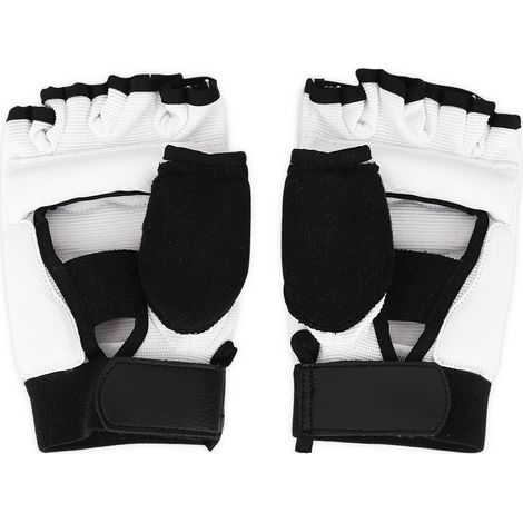 Gants de boxe de sparring Taekwondo pour adultes/enfants avec protège-doigts demi-doigts (taille XS) (1/5)