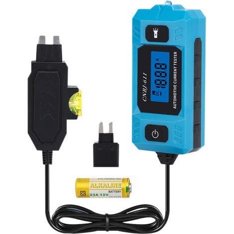 Testeur de courant automobile avec écran LCD rétroéclairé et voyant LED pour la détection de courant - KISTO (1/5)