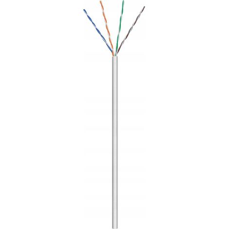 Cable MicroConnect U/UTP CAT5e de 305 m, PVC gris