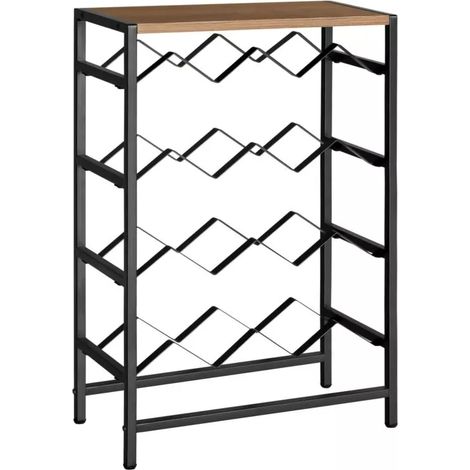 cantinetta metallo nero, 48x24x70 cm