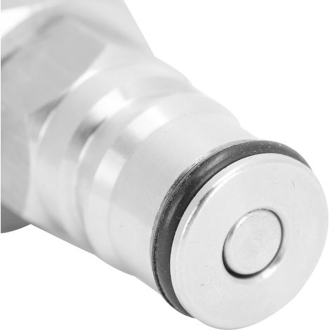 Connecteur pour Corny Keg avec Thread 1/2in NPT en Stainless Steel - Adaptateur Liquid Ball Lock Post 19/32‑18 (1/5)
