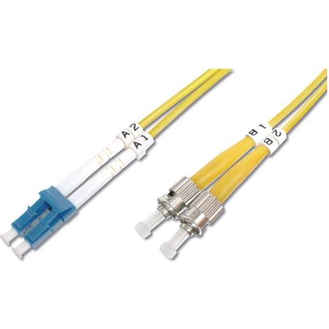 WP WPC-FP0-9LCST-100 Cable de fibra óptica e InfiniBand 10 m LC ST Amarillo