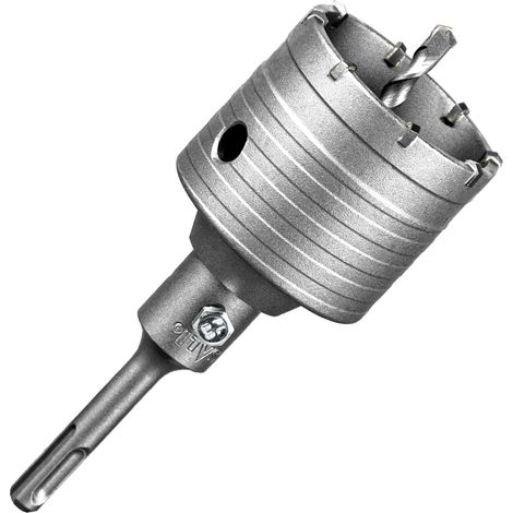 Scie Cloche Beton Couronne de Forage 68 mm SDS Plus M22 Filetage Couronne Carotteuse Foret Tige 110mm Foret Pour Scie Murale Set de Scies Cloche pour Maçonnerie Pierres Naturelles Grès Marbre (1/5)