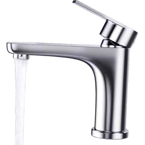 Chrome basin tap, two-way bathroom tap, stainless steel basin tap - silverHigh quality enhances quality of life. (1/5)