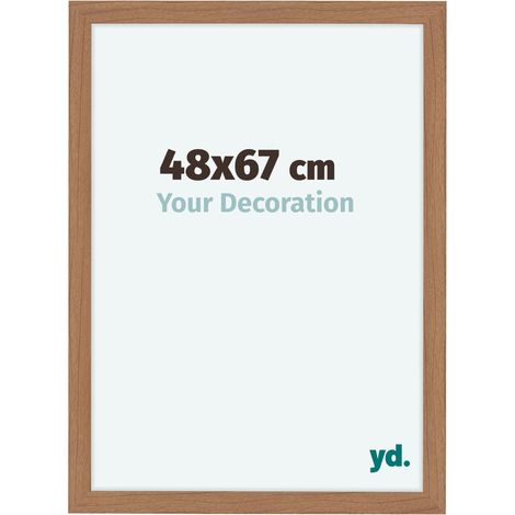 yd. - Cadre photo 48x67 - Noyer clair - MDF - Como (1/5)