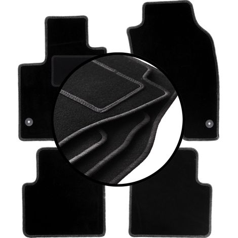 Komplettset Veloursmatten für: Fiat Panda III Schrägheck (2012-)