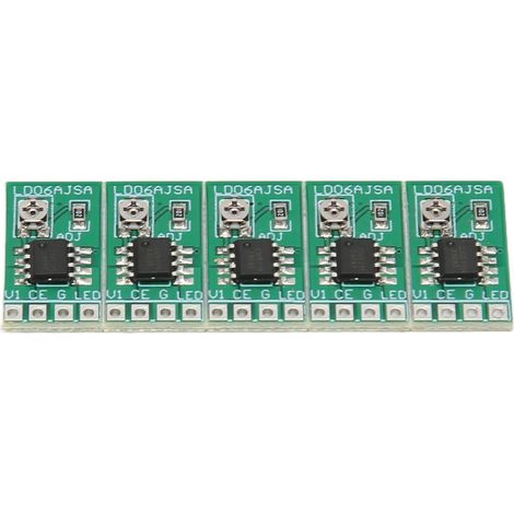Carte de commande de LED à courant constant réglable de 30 à 1500 mA, robuste et compatible avec les LED 3 V, 3,3 V, 3,7 V, 4,5 V, 5 V et 6 V. (1/5)