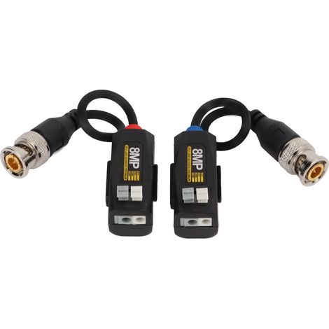 Paar 4K 8MP HD Balun-Videosender mit Blitzschutz für AHD CVI TVI CVBS Kameras (1/5)