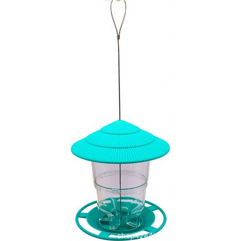 Hängender Vogelfutterspender, großes Fassungsvermögen, Outdoor-Vogelfutterspender, Samenspender für kleine Wildvögel im Freien, Garten, Park (1/5)