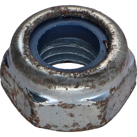 Ecrou frein M10 Acier zingué Rouille - 100 pièces