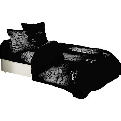 Housse de couette 6 pieces wild Leopard 240x260cm (1/2)