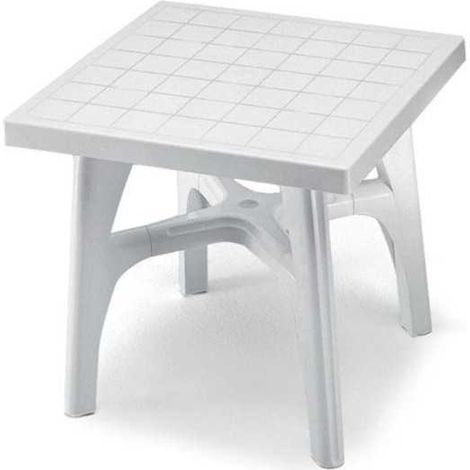 Table en résine Quadromax Blanc 80X 80 1015 Scab