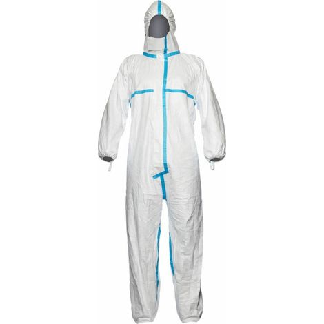 Dupont Schutzoverall Typ 4/5/6 Tyvek 600 Plus, weiß, Unisex-Größe: XL
