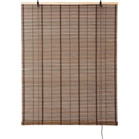 Rideau à Rouleau en Bambou pour Intérieur 150 x 300 cm, Nature (100x160cm) - 160l 100L cm