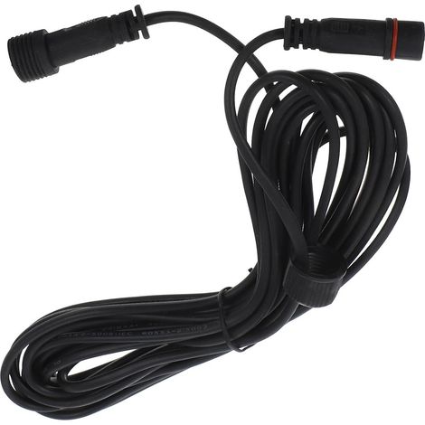 Câble Extension Étanche 5m pour Spot Solaire Extérieur, Rallonge Double Cœur en Cuivre et Pvc Compatible Éclairage Jardin et Terrasse (1/5)