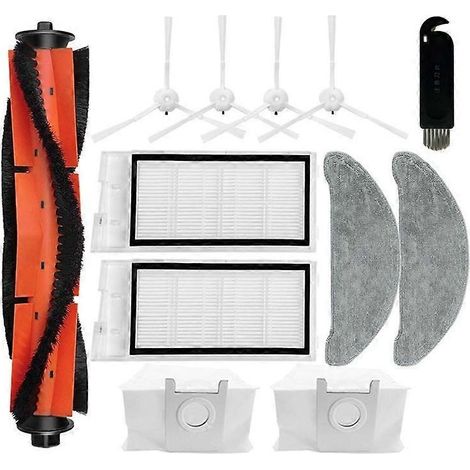 Pièces détachées et accessoires pour aspirateur robot Roidmi Eve Plus SDJ01RM : brosse principale, filtre HEPA (1/5)