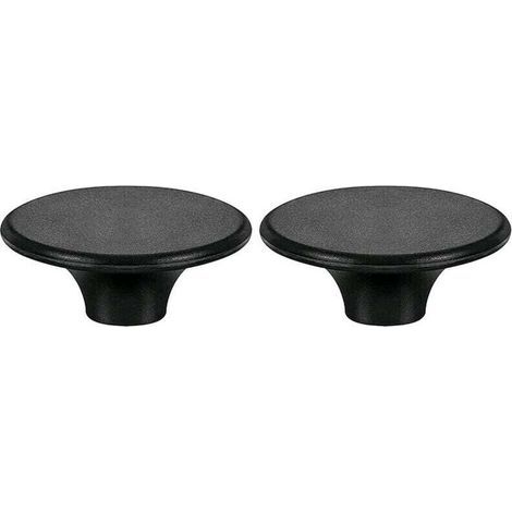 Botón de horno de baquelita para reemplazo de asa de olla, 2 juegos (1/4)