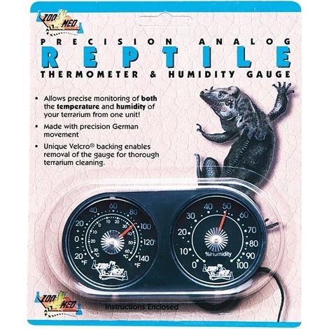 Thermomètre et hygromètre pour terrariums Zoo Med