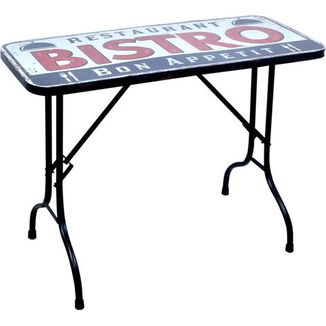 Signes Grimalt Mesa De Comer Muebles Mesa Bistro Bon Appetit Mueble Auxiliar Multicolor 46x100x75cm 16241 (1/3)
