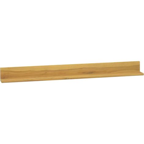 Maison Exclusive - Wandregale 2 Stk. 110x10x10 cm Massivholz Teak (1/5)