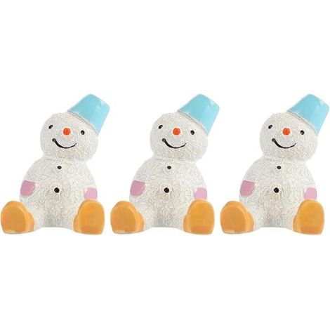 Lot de 3 éléments de Noël, organisateur de câble d'alimentation sans trace, pendentif crochet, décoration de Noël bonhomme de neige (1/5)