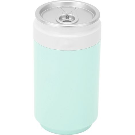 Diffuseur d'huiles essentielles USB portable silencieux avec éclairage LED pour voiture, maison et bureau - Vert clair (1/5)