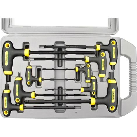 EXTOL PREMIUM InnensechskantT-Schlüssel, 9-teilig, H2-10 mm