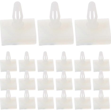 100 entretoises en plastique pour circuits imprimés, poteau de verrouillage, support de hauteur.-1.4X1.2X1.2CM-White (1/3)