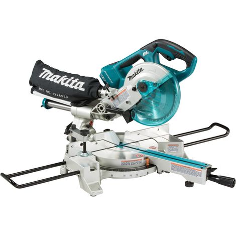 Makita – Scie à onglet radiale 36V 2x18V Ø190 mm – Profondeur de coupe 52 mm – Inclinable 45° – Moteur Brushless – DLS714NZ (1/3)