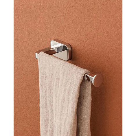 Porta salviette in acciaio inox cromo cubik